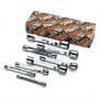 Serie di 8 chiavi a tubo doppie poligonali serie pesante Beta 930/S8