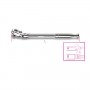 Beta ratchet, reversible, articulated with attack picture male 3/8" with handle in chromium-plated metal 910M/56