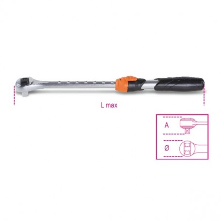 Beta 920/55l Ratchet Extendable Reversible with Attack framework male to 72