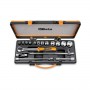 Beta 920A/C12X socket wrenches hexagonal and accessories in steel box