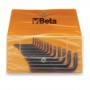 Beta 97TX/B13 series of key male bent for screws with imprint Torx, burnished, in a sealed envelope
