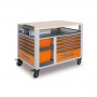 SuperTank trolley with worktop and 10 drawers Beta C28