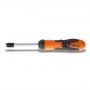 Beta 855P screwdriver, tool holder ratchet-reversible with handle drop 7 inserts integrated