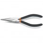 Beta 1009 needle-nosed pliers, extra-long knurled handles coated with 2 layers of PVC anti-slip