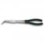 Beta 1009L/B pliers needle nose pliers extra-long knurled bent to 45° - handles coated with 2 layers of PVC anti-slip