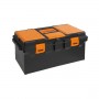 Basket model along made of plastic material with the container and trays, small parts containers, empty Beta CP15L