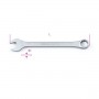 Combination wrenches fork lowered and polygonal bent chrome Beta 42SLIM