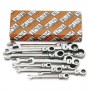 Set of 13 combination wrenches ratchet jointed Beta 142SN/S